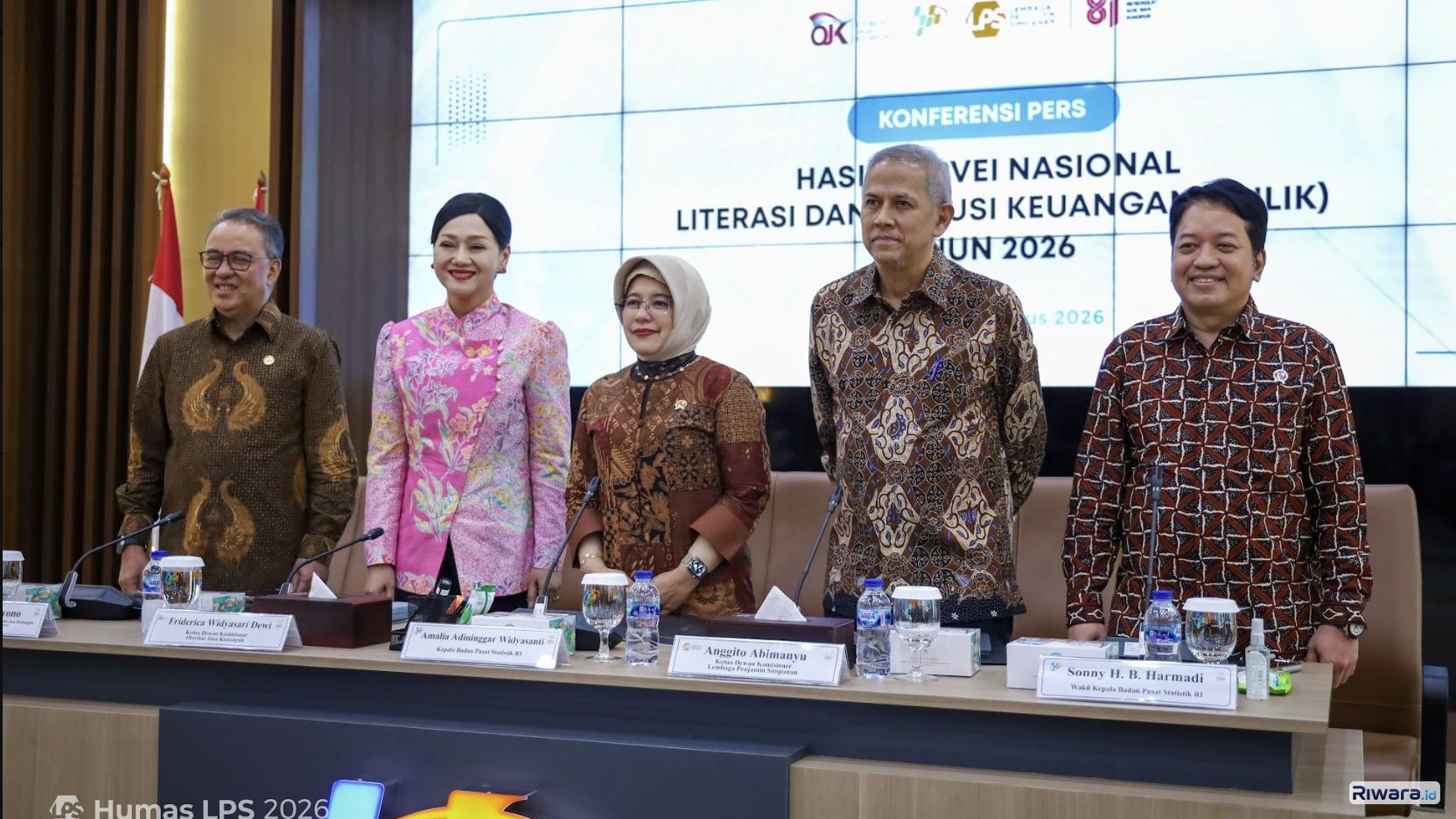 Pengumuman hasil Survei Nasional Literasi dan Inklusi Keuangan 2826